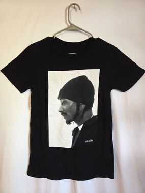 Snoop Dogg Graphic T-Shirt Small Black Hip Hop Rap Tee Mike Miller Photo